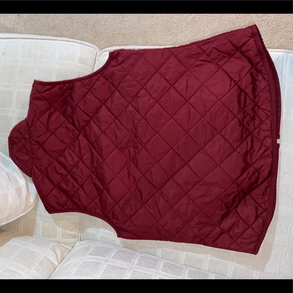Red/Burgundy Old Navy Vest - Picture 2 of 3